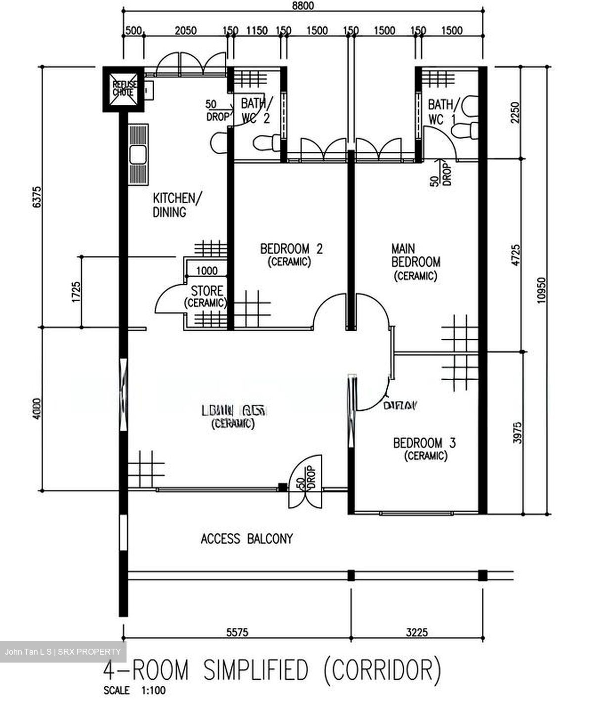 Blk 141 Eunos Spring (Bedok), HDB 4 Rooms #507530791